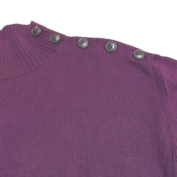 NWT Talbots Women LongSleeve Mock Neck Sweater Top Sz LP Knit Office Career Cozy - Picture 10 of 12